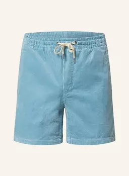Вельветовые шорты классического кроя POLO RALPH LAUREN, светло-голубой