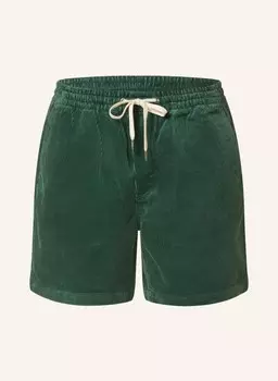 Вельветовые шорты классического кроя POLO RALPH LAUREN, зеленый