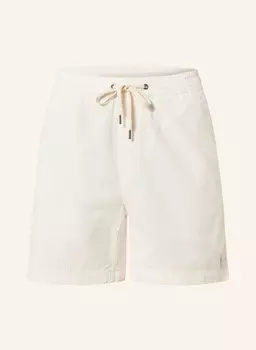 Вельветовые шорты классического кроя POLO RALPH LAUREN, белый
