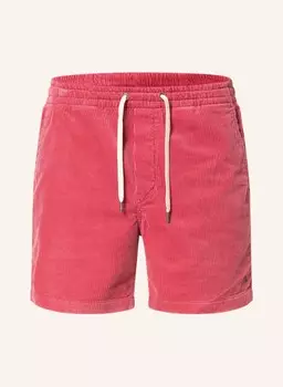 Вельветовые шорты классического кроя POLO RALPH LAUREN, розовый