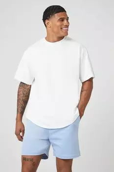 Вельветовые шорты на шнурке Forever 21, синий