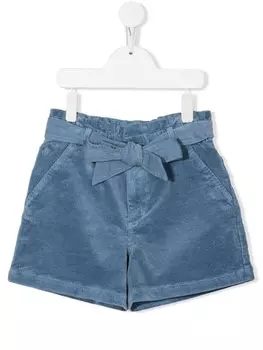 Вельветовые шорты с бантом Ralph Lauren Kids, синий