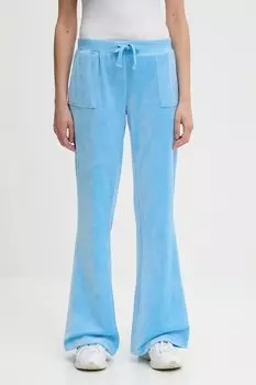 Вельветовые спортивные брюки Caisa low rise pant Juicy Couture, синий