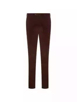 Вельветовые зауженные брюки Loro Piana, коричневый