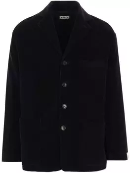 Вельветовый блейзер Bally, черный