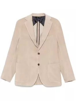 Вельветовый блейзер Incotex, серый