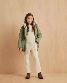 Вельветовый комбинезон для девочек Coconut El Corte Ingls, цвет Rice Paper