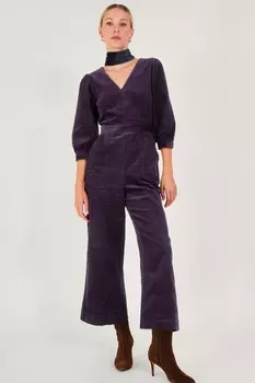 Вельветовый комбинезон Gia Monsoon, фиолетовый