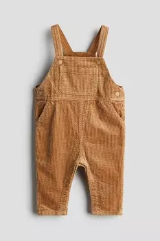 Вельветовый комбинезон H&M, бежевый