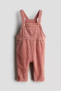 Вельветовый комбинезон H&M, розовый