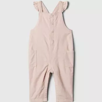 Вельветовый комбинезон с карманами для новорожденных Gap, розовый