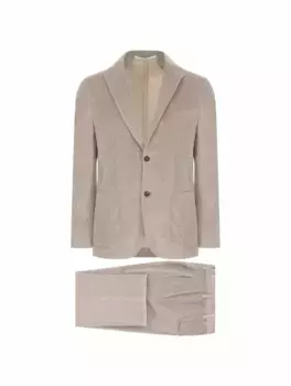 Вельветовый костюм Eleventy, серый