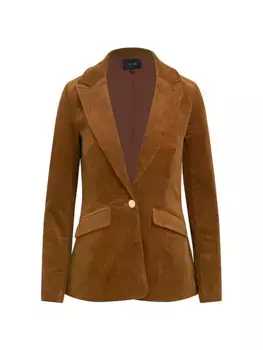Вельветовый однобортный пиджак Joe'S Jeans, цвет roasted pecan