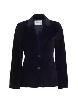 Вельветовый пиджак Femme Frame, темно-синий