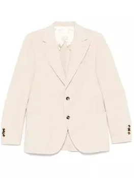 Вельветовый пиджак Lardini, нейтральный цвет