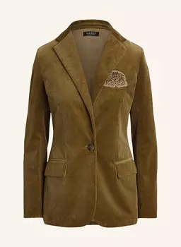 Вельветовый пиджак Lauren Ralph Lauren, коричневый