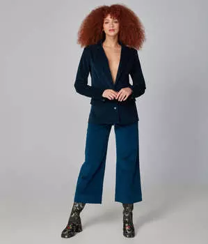 Вельветовый пиджак MONACO-EB Lola Jeans, цвет ensign blue