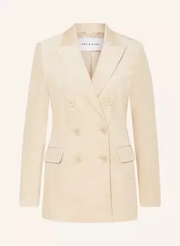 Вельветовый пиджак Mrs & Hugs, бежевый