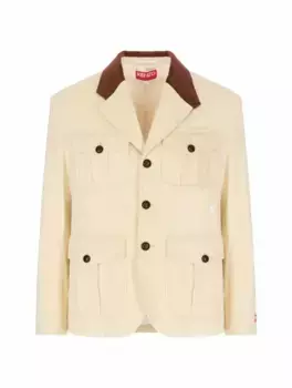 Вельветовый пиджак Scottish Kenzo, бежевый