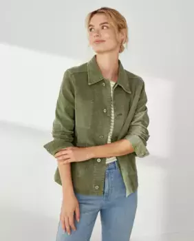 Вельветовый пиджак Southern Cotton, цвет Verde Fluor