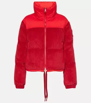 Вельветовый пуховик waitaki Moncler, красный