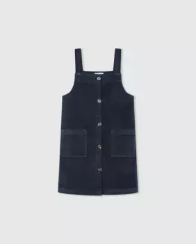 Вельветовый сарафан для девочки Pepe Jeans, синий