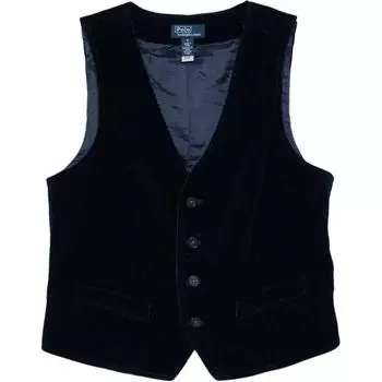 Вельветовый жилет Polo Ralph Lauren, индиго