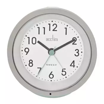 Великобритания Acctim будильник, серебро