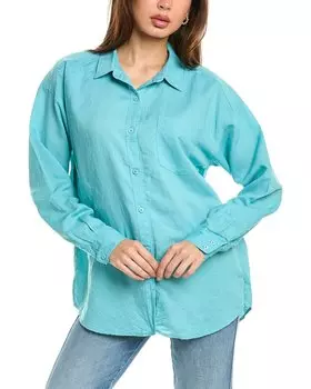 Великолепная рубашка Dawson из льняной смеси на пуговицах Splendid, синий