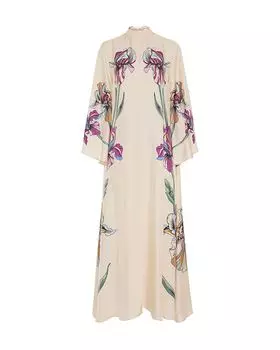 Великолепное платье из шелкового твила Magnifico La DoubleJ, мультиколор