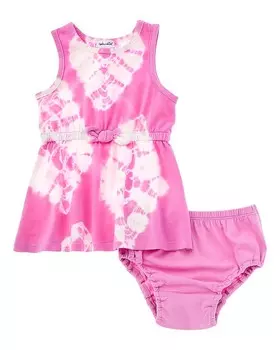 Великолепное топазовое платье тай-дай Splendid, розовый