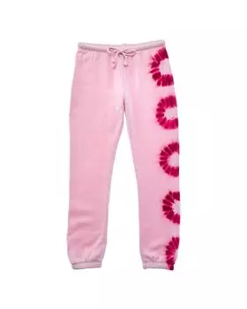 Великолепные брюки-джоггеры с принтом тай-дай Splendid, розовый