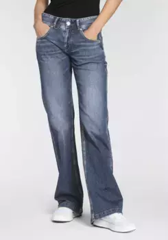 Великолепные джинсы буткат "Edna Light Denim" Herrlicher, цвет Dolphin