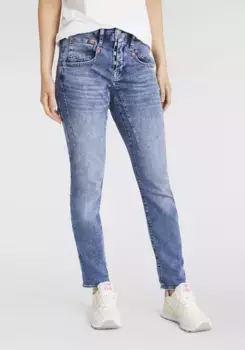 Великолепные джинсы с 5 карманами "Shyra Cropped Light Denim" Herrlicher, цвет Aquarius