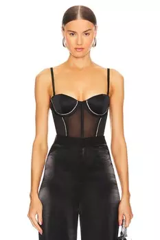 Великолепный боди Fleur Du Mal, черный