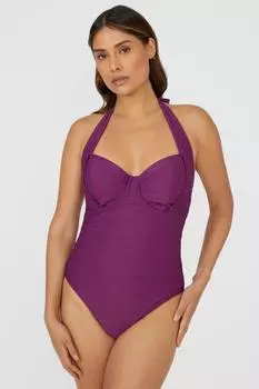 Великолепный фактурный костюм на косточках Debenhams, фиолетовый