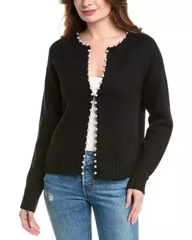 Великолепный кардиган Emmy Pearl из смесовой шерсти Splendid, черный