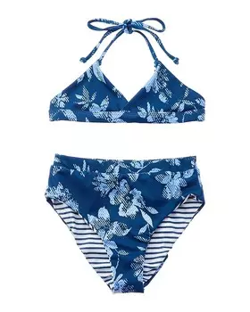 Великолепный комплект бикини с треугольными чашечками и двойным голландским запахом из 2 предметов Splendid, синий