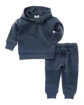 Великолепный комплект из 2 шт.: толстовка со звездами и брюки Splendid, серый