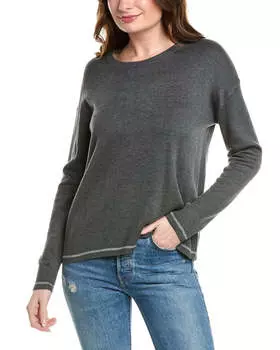 Великолепный свитер Sydney с круглым вырезом из смеси кашемира Splendid, серый