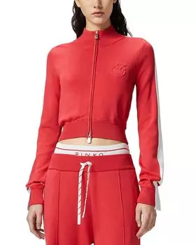 Веллингтон Укороченная Куртка Maglia PINKO, красный