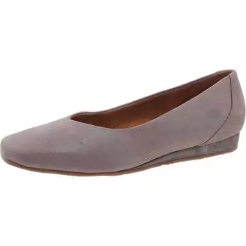 Vellore женские кожаные балетки Comfort Insole SoftWalk, цвет gray pearl