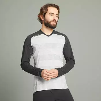 Велоджерси с длинными рукавами FEEL All Mountain серое Rockrider