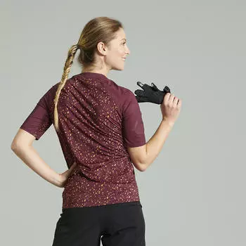 Велоджерси с короткими рукавами женское ST 500 ROCKRIDER