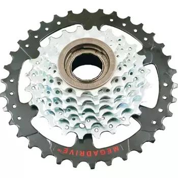 Велокассета SunRace Megarange, серебряный