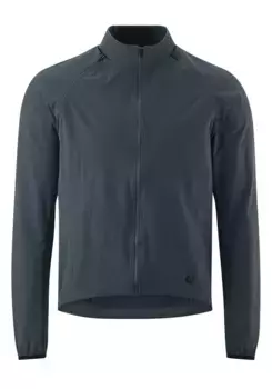 Велокуртка Gonso "LEGNO", мужская куртка 2-в-1, ветрозащитная велокуртка с задним карманом, ветровка, антрацит