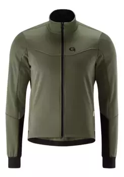 Велокуртка Gonso "SILVES", ветронепроницаемая, водоотталкивающая, с высокой теплоизоляцией, зеленый