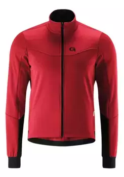 Велокуртка Gonso "SILVES", ветронепроницаемая, водоотталкивающая, с высокой теплоизоляцией, красный