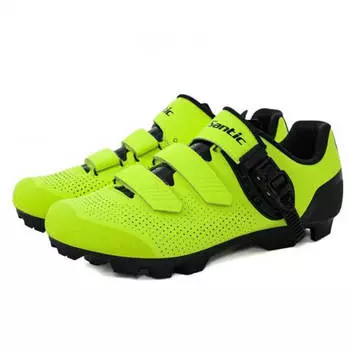 Велообувь SANTIC MTB Cross Border Palladium, размер 44, ярко-зеленый