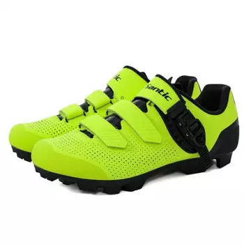 Велообувь SANTIC MTB Cross Border Palladium, размер 42, ярко-зеленый